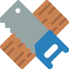 saw Illustration on a white background.