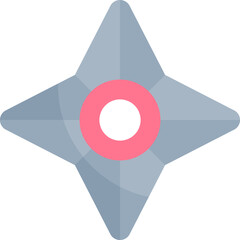 shuriken Illustration on a white background