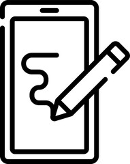 smartphone (3) Illustration on a white background