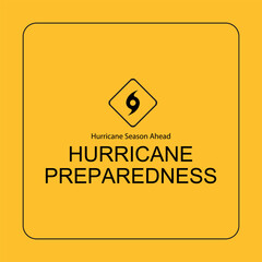 hurricane preparedness sign 