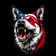 portrait of a Wild dog