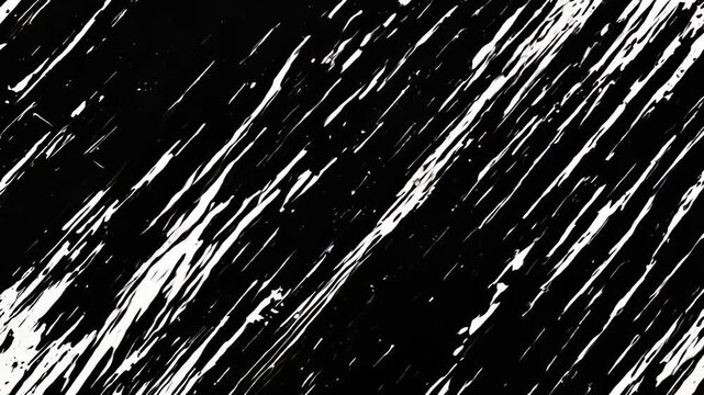 Dynamic abstract video background with diagonal black and white streaks, creating a sense of motion. Top-down camera angle enhances depth. Live desktop wallpaper.