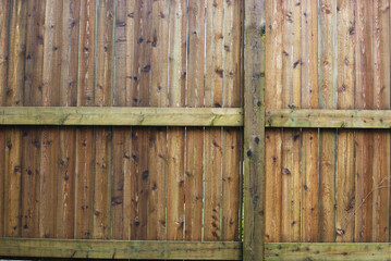 Wooden fence