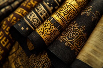 Exploring the Intricate Beauty of Ancient Adinkra Ornaments From Ghana. Generative AI