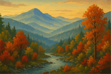 Sunrise Over the Smoky Mountains