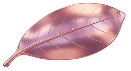 Isolated Metallic Leaf