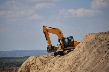 Obraz premium excavator at work