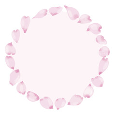花びらの丸フレーム
