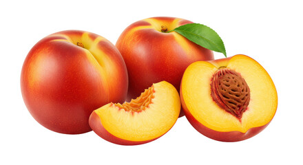 Isolated Nectarine Fruit