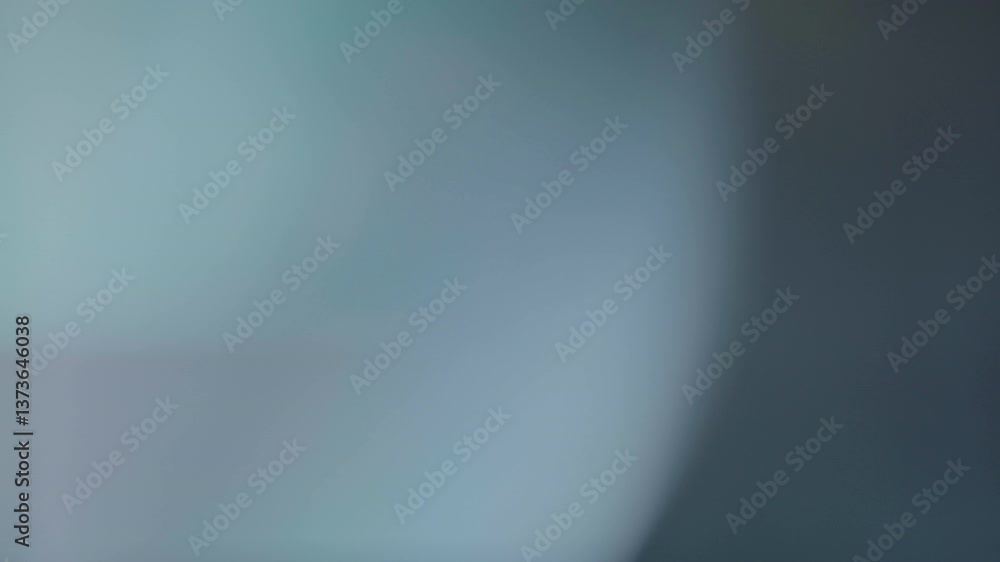 Aufkleber a smooth and dreamy blue light leak with subtle gradient shifts, perfect as an overlay or background