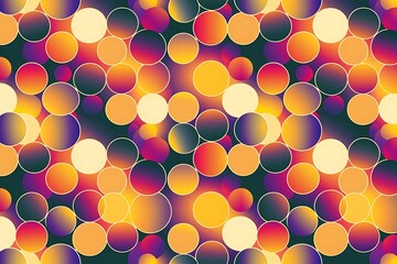 Seamless pattern with colorful circles. vector illustration.