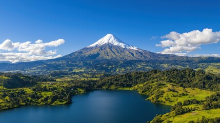 Summer adventure at mount paradise lake stunning landscape photography vibrant nature breathtaking views
