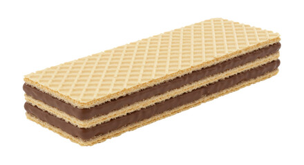 Isolated Chocolate Wafer