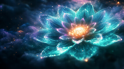 Fototapeta premium Visualization of fractal realms