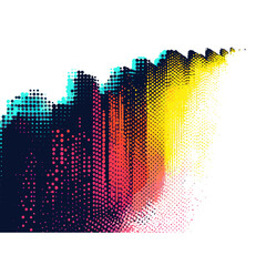 Dot Display Graphics bar graph illustration graphics pattern vector