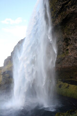 Seljalandsfoss waterfall in south Iceland.