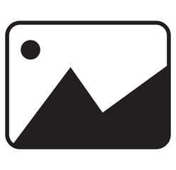 Images icon flat editable icon mark set. EPS 10 