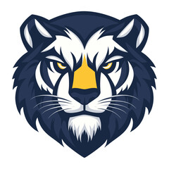 Fototapeta premium Vector tiger head logo illustration graphic animal vector