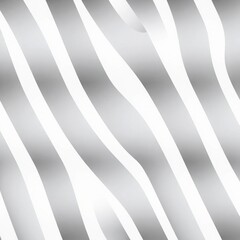 Obraz premium Abstract 2d silver and White Stripes Background, abstact waved texture 