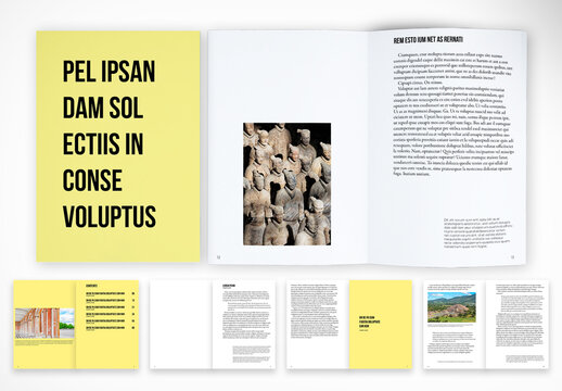 Bold Yellow Academic Report Template