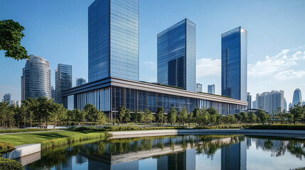Obraz premium modern office building