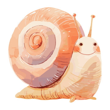 recommend clip art: Snail snail illustration watercolor vector