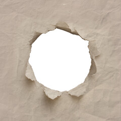 hole in paper