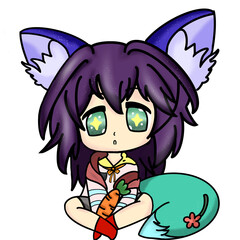 little girl with a bat