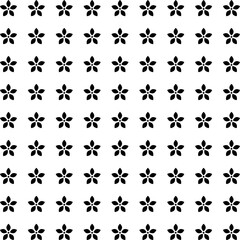 Floral Vector Pattern. Twocolor bright spring Flower Ornament for wallpaper wrapping paper background fabric Vector seamless pattern with decorative flowers - design element for web or print.