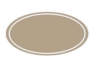 Oval logo shape, frame label design badge auto icon simple