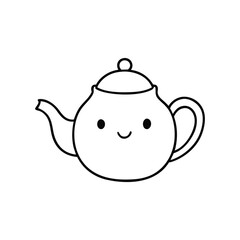 teapot coloring page