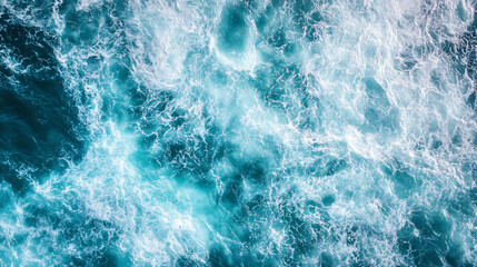 Fototapeta premium Ocean Waves Aerial View