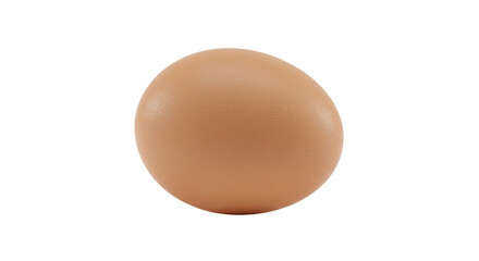 Isolated Brown Egg