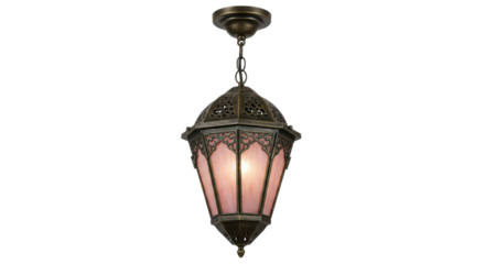 Isolated Ornate Hanging Lantern