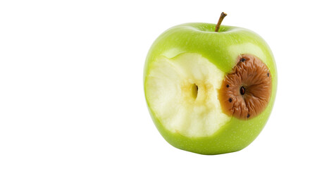 Isolated Rotten Apple