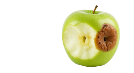 Isolated Rotten Apple