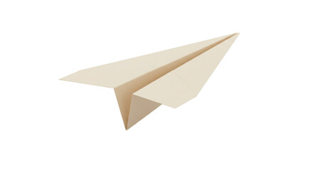 Isolated Paper Plane