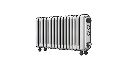 Isolated Electric Radiator Heater