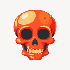 Fototapeta premium skull illustration vector