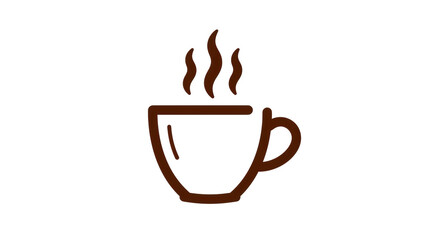 Isolated Hot Coffee Cup