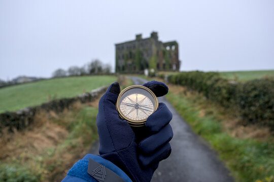 Compass at Tyrone House, Tyrone, Co. Galway, Ireland