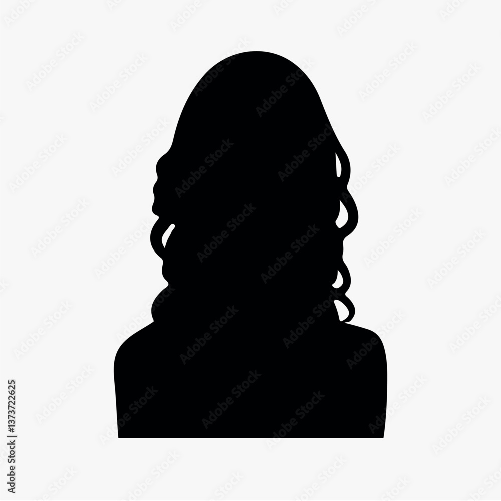 Poster silhouette of anonymous person isolated element vector
