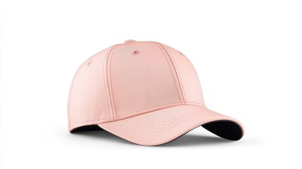 Fototapeta premium Stylish Pink Baseball Cap Mockup Perfect for Branding Designs