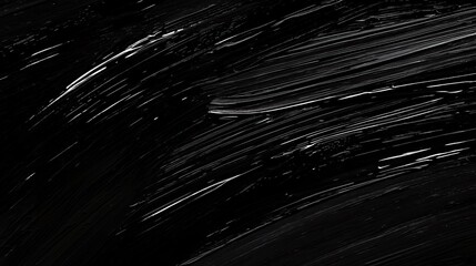 Obraz premium Abstract black strokes and lines dynamic movement and texture on dark background