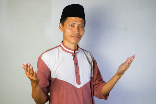 Asian Muslim Man Praying to Allah SWT