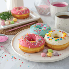 donut with sprinkles