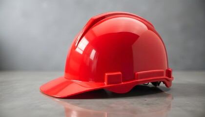 red construction helmet, perfect for World Day of Safety and Health at Work
