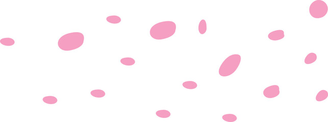 Romantic dotted pattern vector illustration