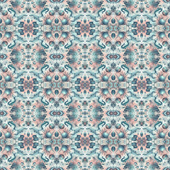 Seamless Sea Life Pattern &ndash; Trendy Textile and Fashion Design for Ocean-Inspired Prints