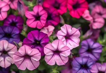 Vibrant flower cluster